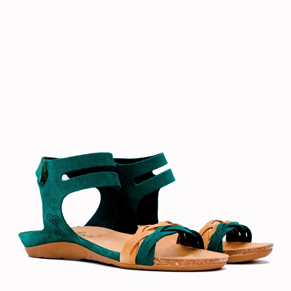 Sandalia Neus bio serraje botella-tan | TakeMe®