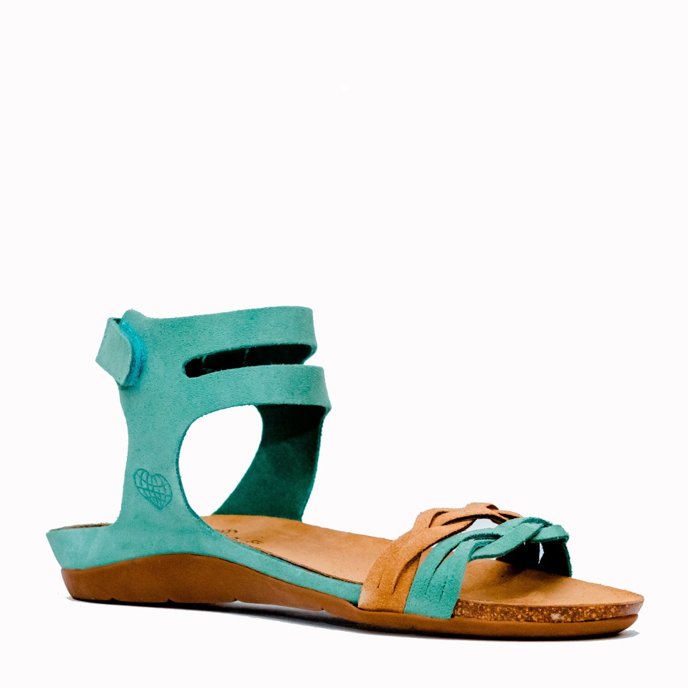 Sandalia Neus bio serraje agua-tan | TakeMe®