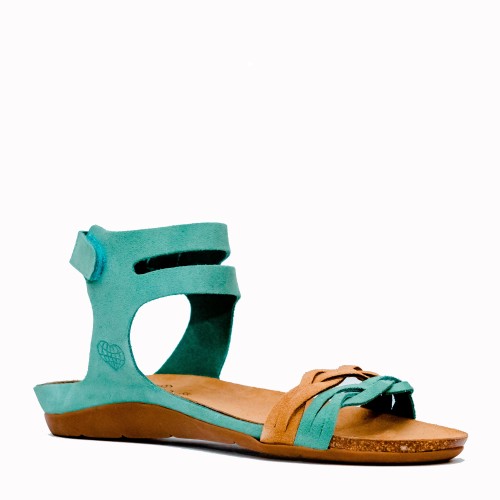 Sandalia Neus bio serraje agua-tan | TakeMe®