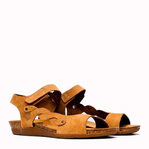 Neus tan suede bio sandal | TakeMe®