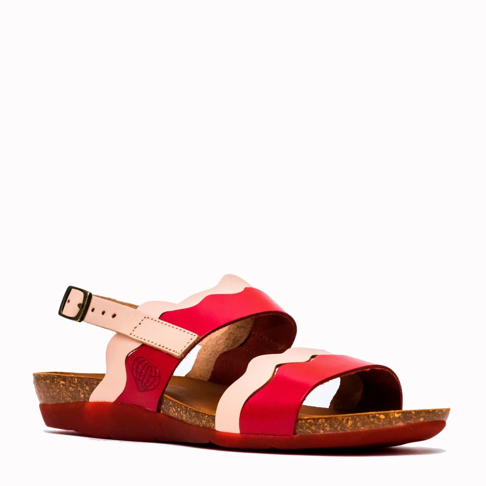Sandalia Neus bio vaqueta red | TakeMe®