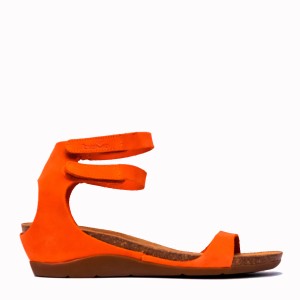 Carry Over orange suede bio sandal