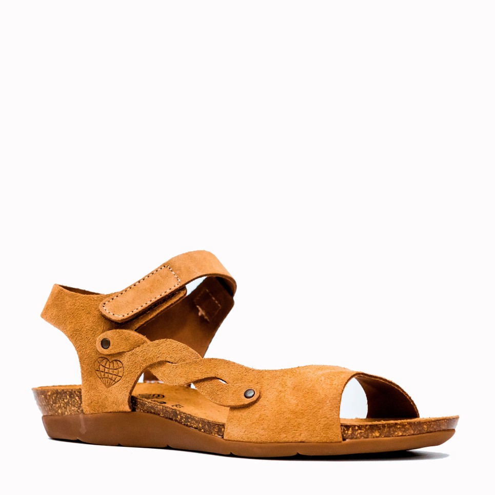 Neus tan suede bio sandal | TakeMe®