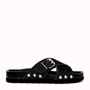 Javea black jeans sandal