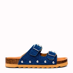 Javea blue jeans two buckles sandal