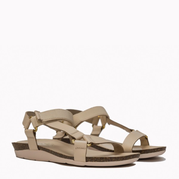 Arenales cream cow leather sandal | TakeMe® 2