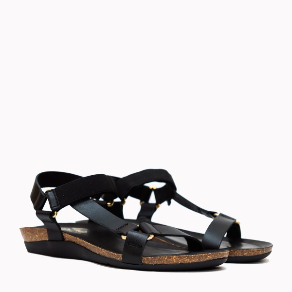 Sandalia Arenales vaqueta negro | TakeMe® 2