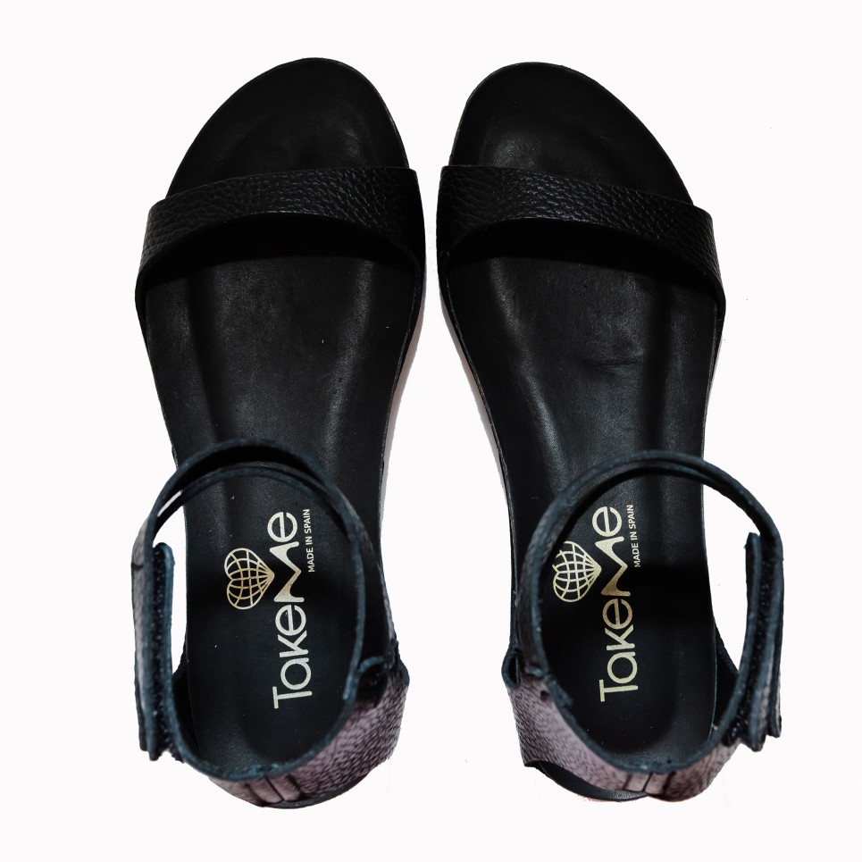 Torrevieja black willer sandal | TakeMe®
