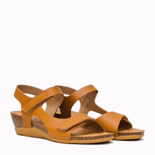 Torrevieja brown mongot leather sandal | TakeMe®