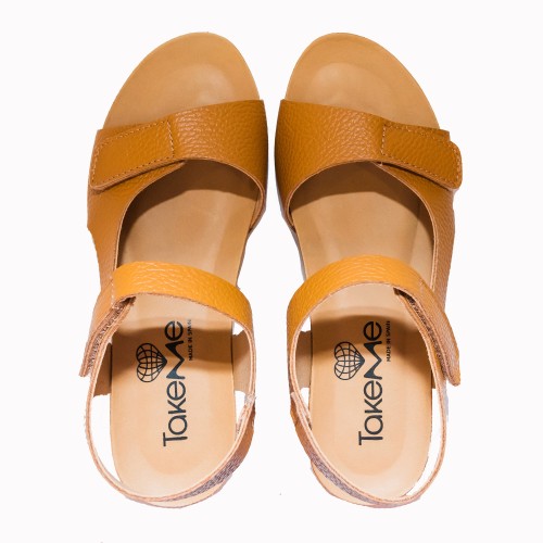 Sandalia Torrevieja mongot cuero | TakeMe®