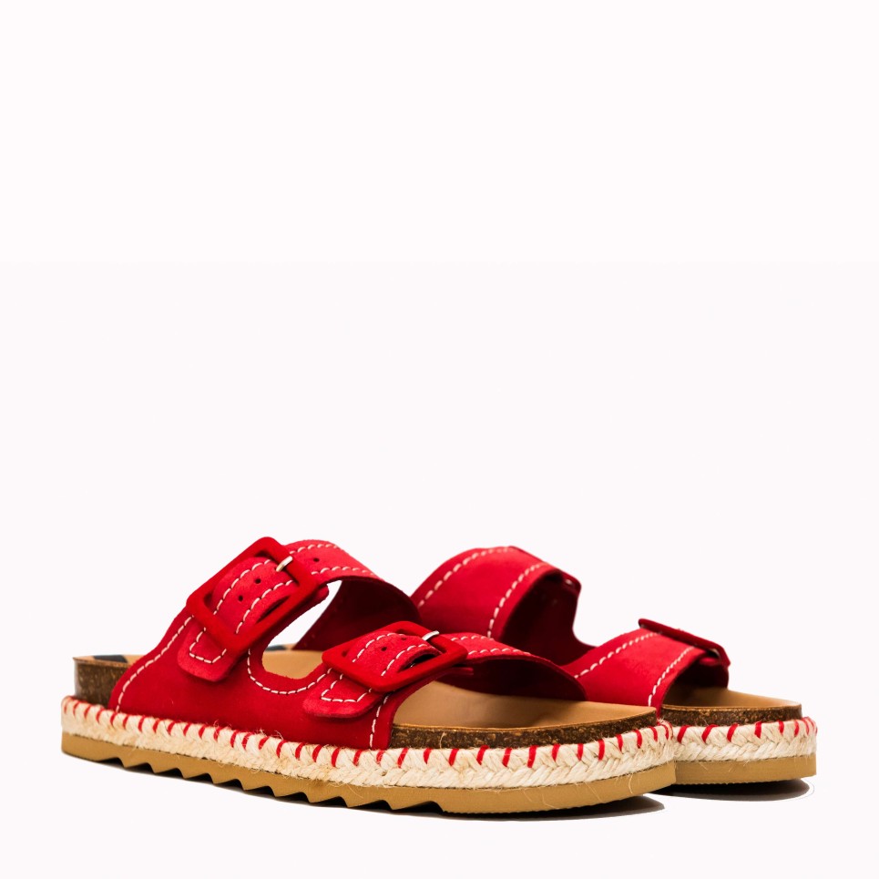 Sueca red tango leather sandal | TakeMe®