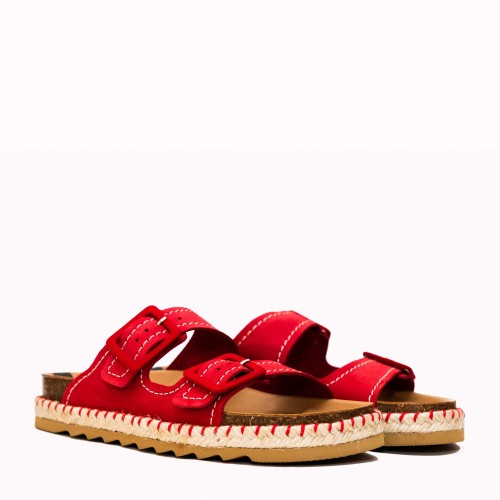 Sueca red tango leather sandal | TakeMe®