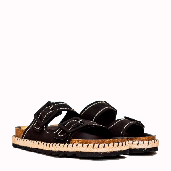 Sueca black tango leather sandal | TakeMe® 2