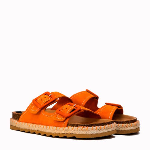 Sueca orange tango leather sandal | TakeMe®