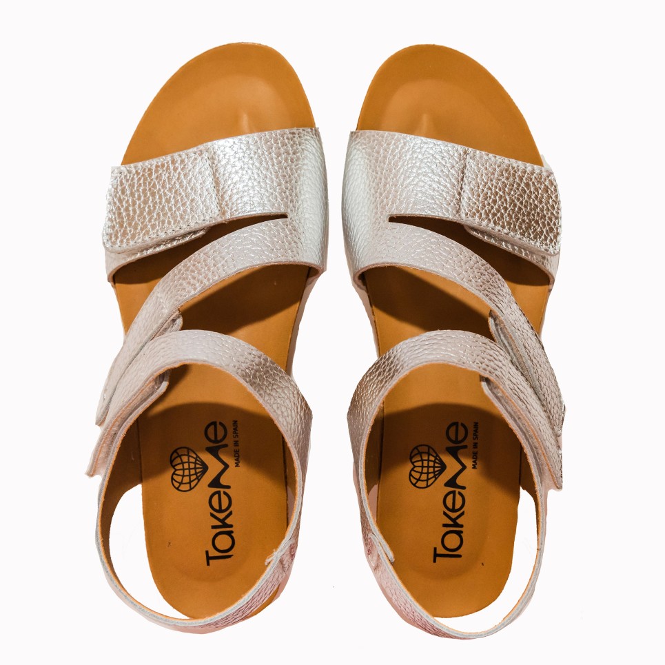 Sandalia Arenales willer plata | TakeMe®