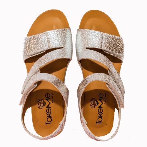 Arenales silver willer sandal | TakeMe®