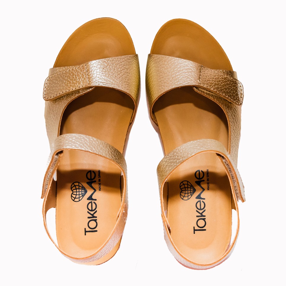 Torrevieja platinum willer sandal | TakeMe®