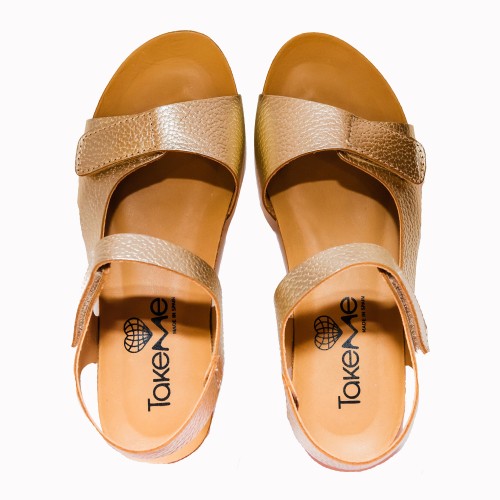 Torrevieja platinum willer sandal | TakeMe®