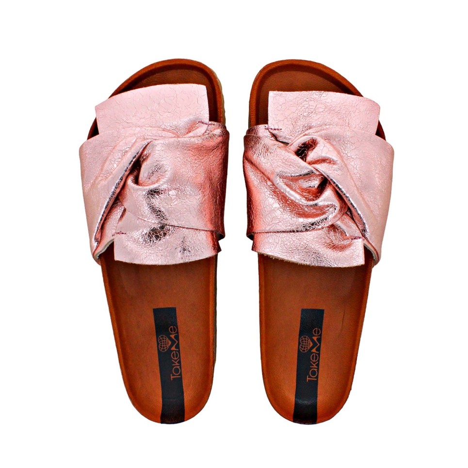 Sandalia Antibes leiden rosa