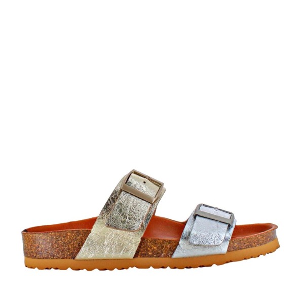 Antibes leiden silver carrara sandal