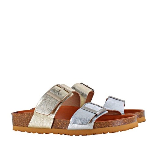 Sandalia Antibes leiden plata carrara