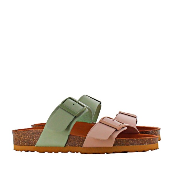 Sandalia Antibes vaqueta skin mint 2