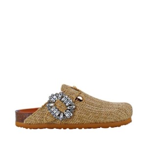 Biarritz raffia natural mule