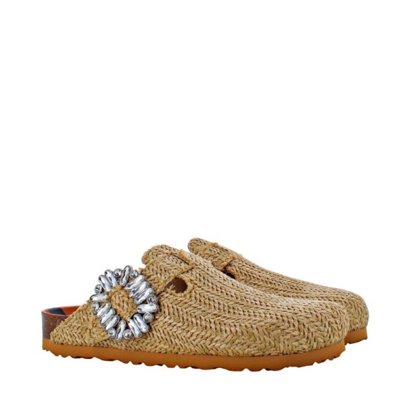 Biarritz raffia natural mule 2