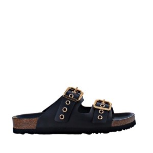 Roscoff napa black sandal