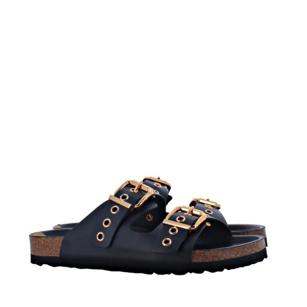 Roscoff napa black sandal 2