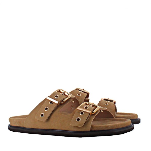 Grasse mushroom suede sandal 2