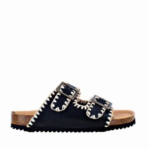 Sandalia Roscoff caprino negro