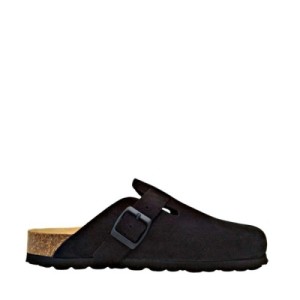 Tabarca black suede mule