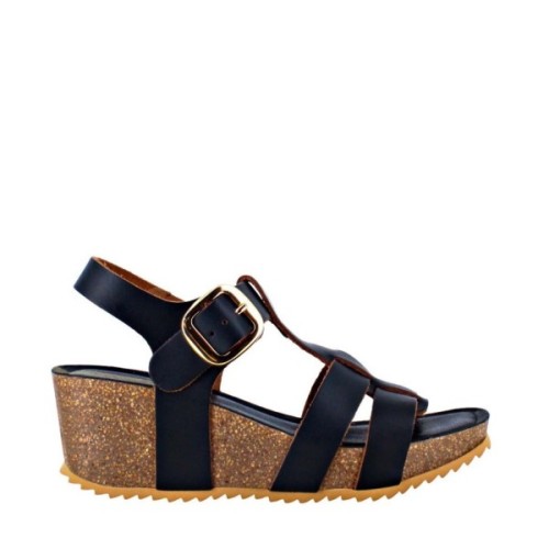 Peillon black dakar sandal