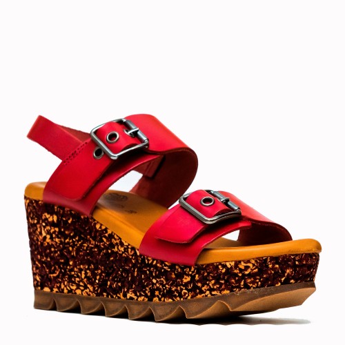 Isl red cowhide bio sandal | TakeMe®